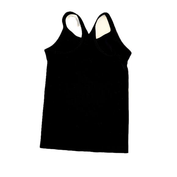 Women's Black Ribbed Workout Tank with Built-In Bra Size Medium - Like New -💪🖤 - Picture 5 of 9